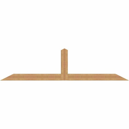 Ekena Millwork Portland Timber Gable Bracket, Western Red Cedar, 108"W x 27"H x 5 1/2"D x 5 1/2"F, 6/12 Pitch GBW108X27X0606POR00SWR